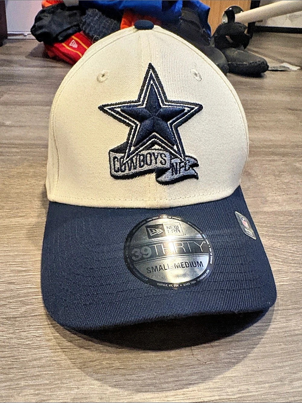 New Era NFL Dallas Cowboys 39THIRTY Dallas Cowboys Cap White & Blue S/M - brand